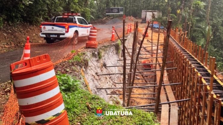 Ubatuba interdita Monte Valério para contenção e drenagem