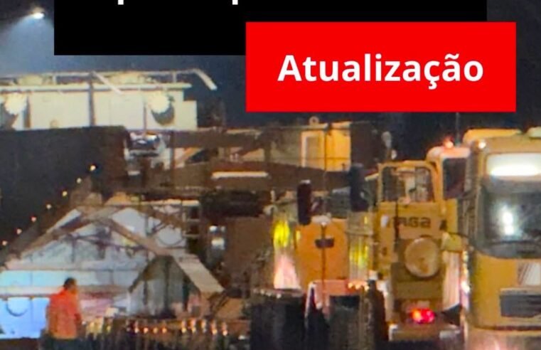 Carga especial causa fechamento de túnel na Tamoios nesta