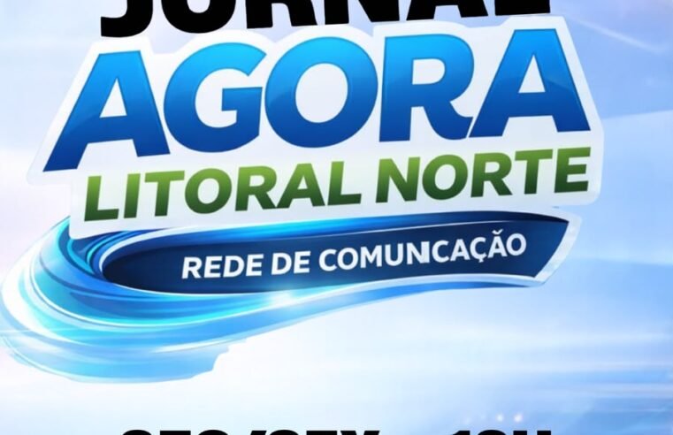 Já estamos no ar no Instagram, Facebook e YouTube @tvagoralitoralnorte Acompanhe