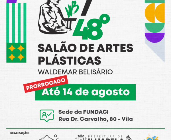 Ilhabela prorroga inscrições para Salão de Artes Plásticas