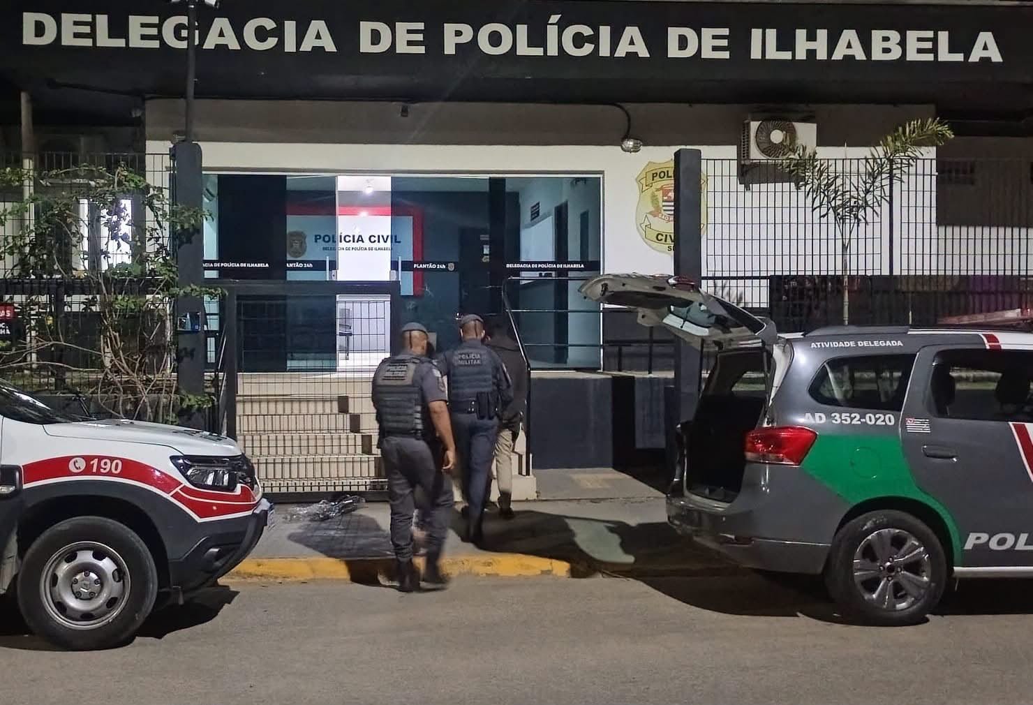 PM localiza casal suspeito de furto em Ilhabela horas