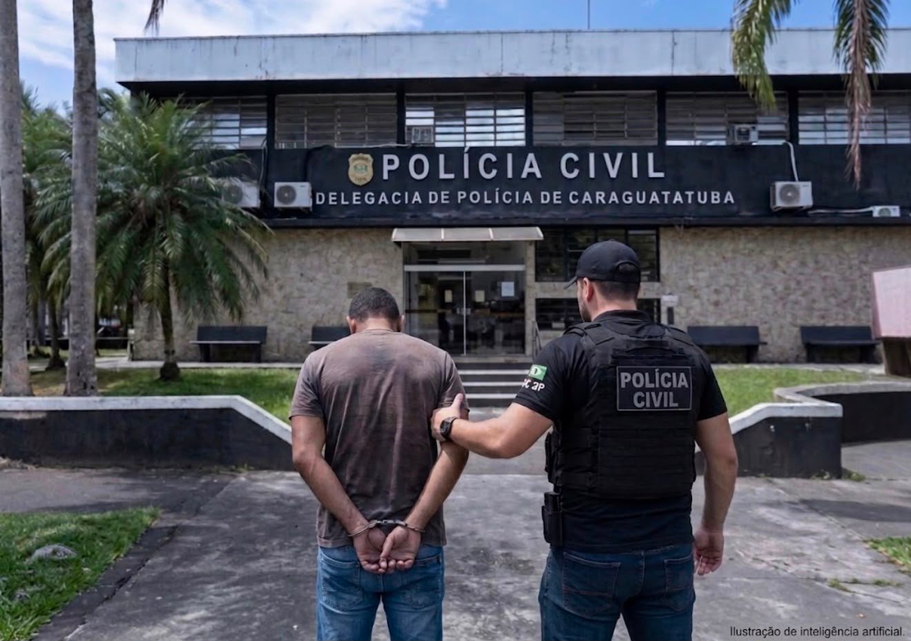Homem se entrega após linchamento com pedradas em Caraguatatuba
