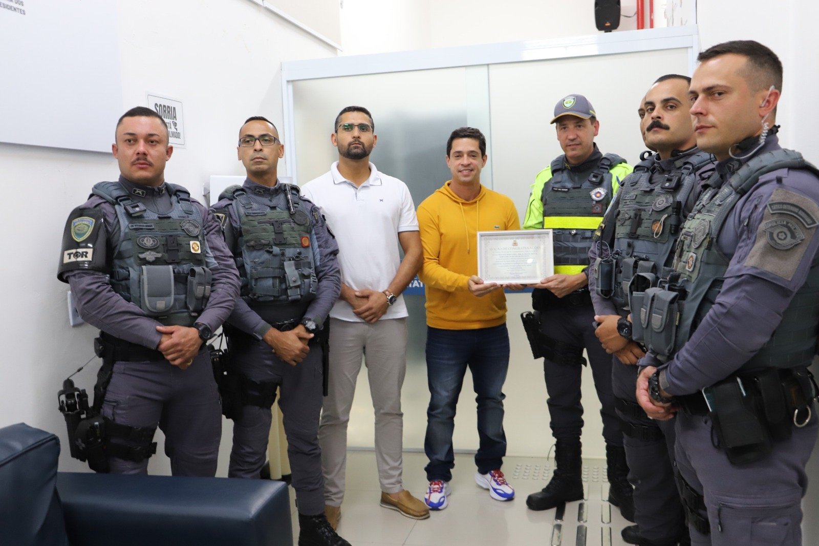 Câmara homenageia TOR pelo combate à criminalidade no Litoral