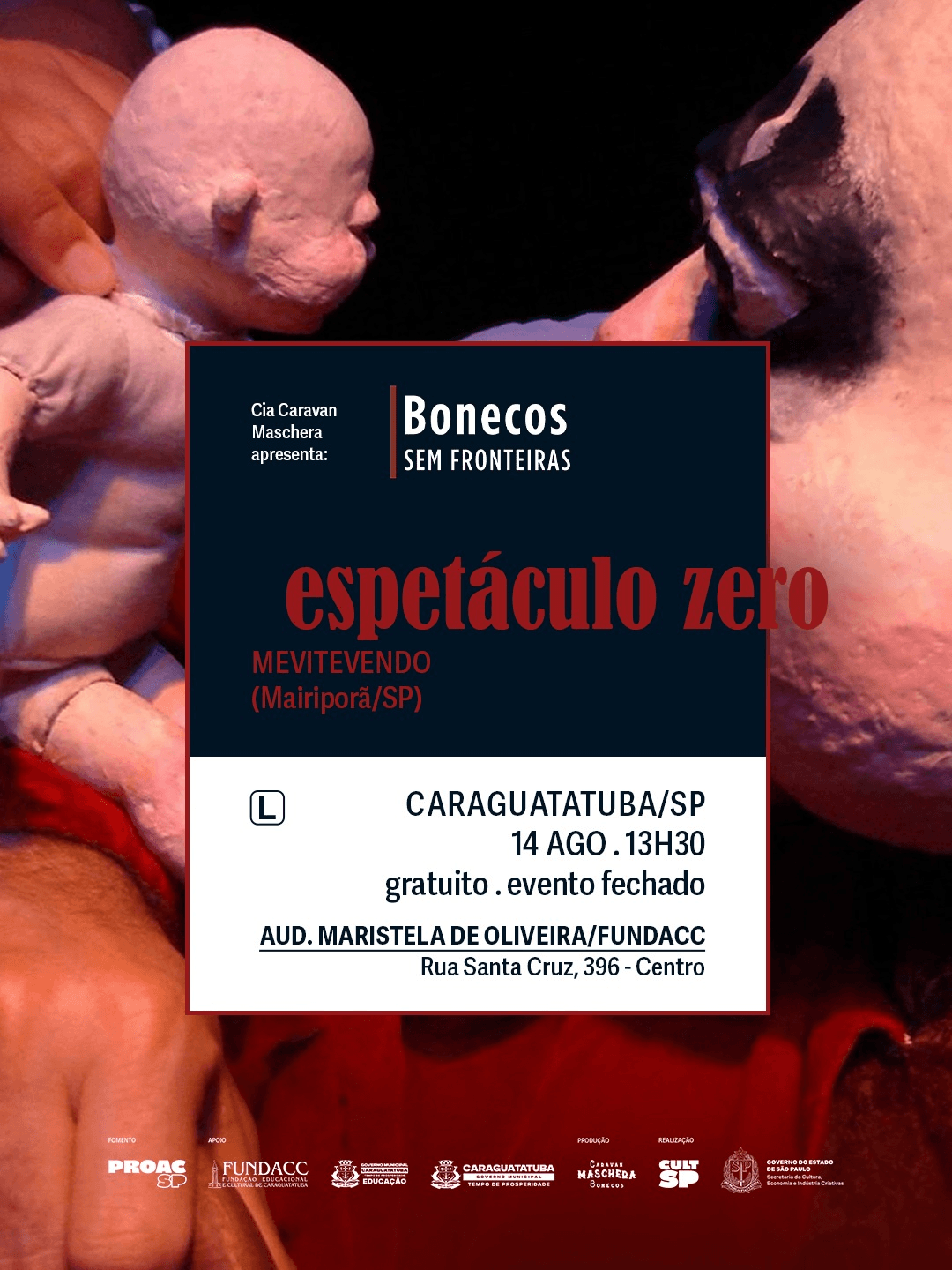 Caraguatatuba recebe mostra de bonecos