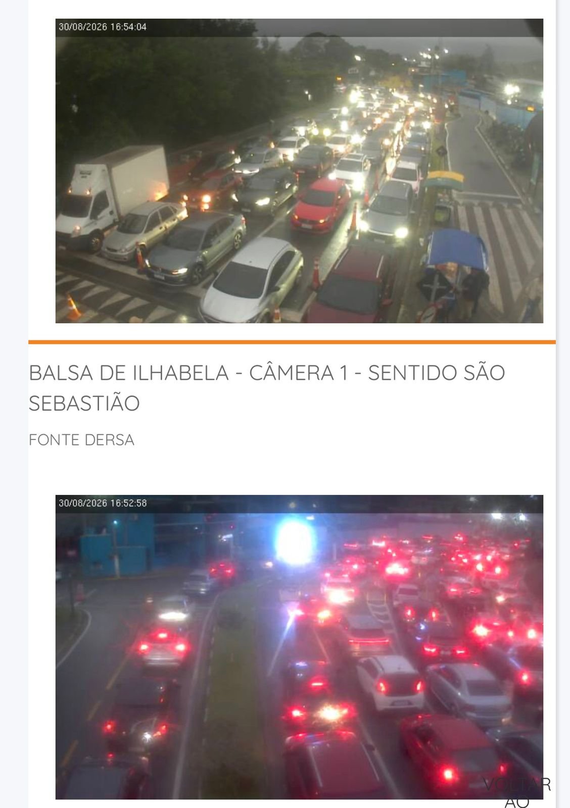 Motoristas encaram mais de 3 horas de fila entre ilhabela e São Sebastião Semil