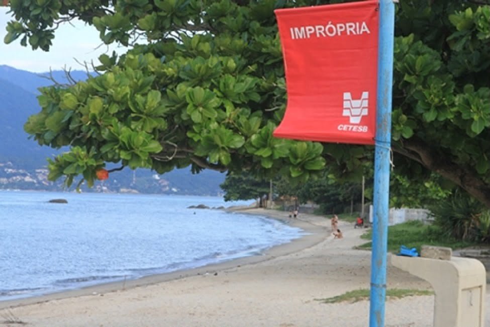 Cetesb aponta 22 pontos impróprios no litoral
