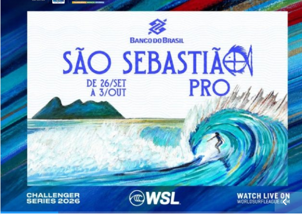 WSL Challenger usa ‘Peixinho’ em pôster oficial