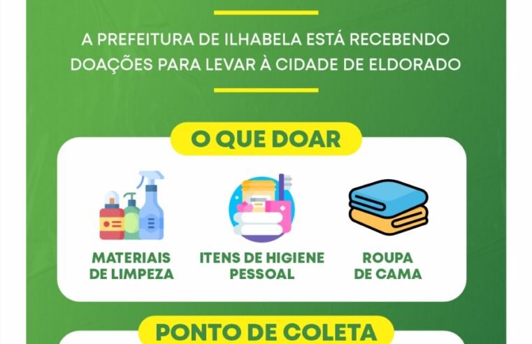 Ilhabela arrecada doações para Eldorado