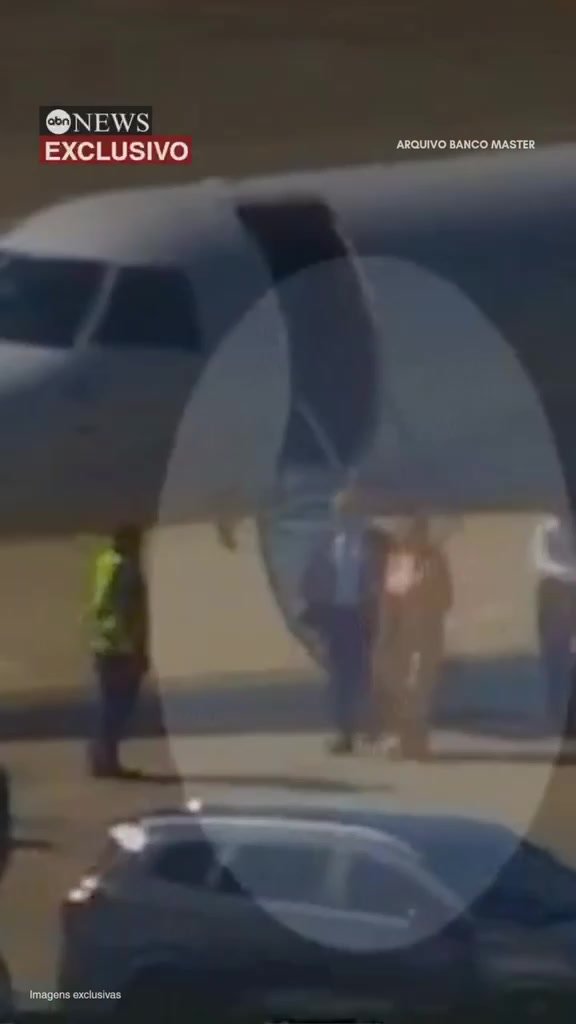 Vídeo mostra Moraes desembarcando de jatinho de Vorcaro