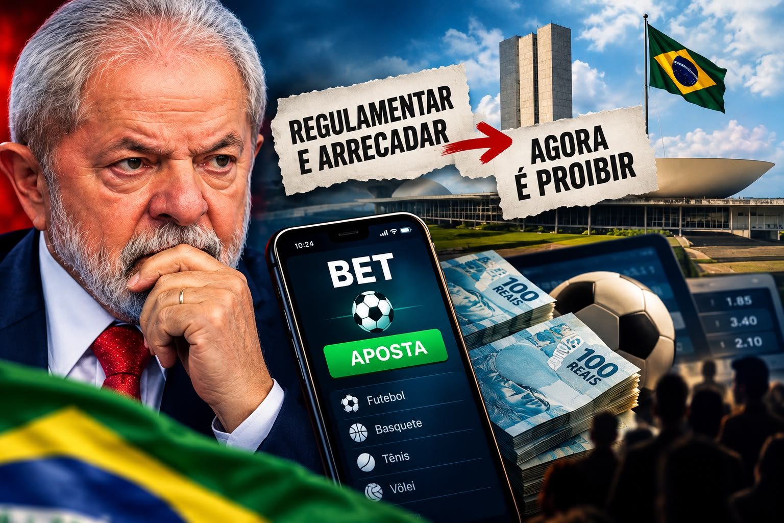 MP contra as bets reacende debate sobre mudança de discurso do governo