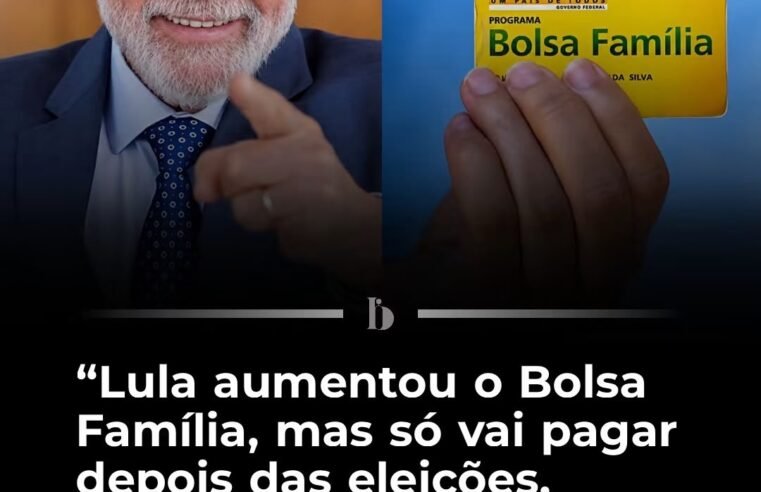 Bolsa Família aumenta 15% antes do segundo turno