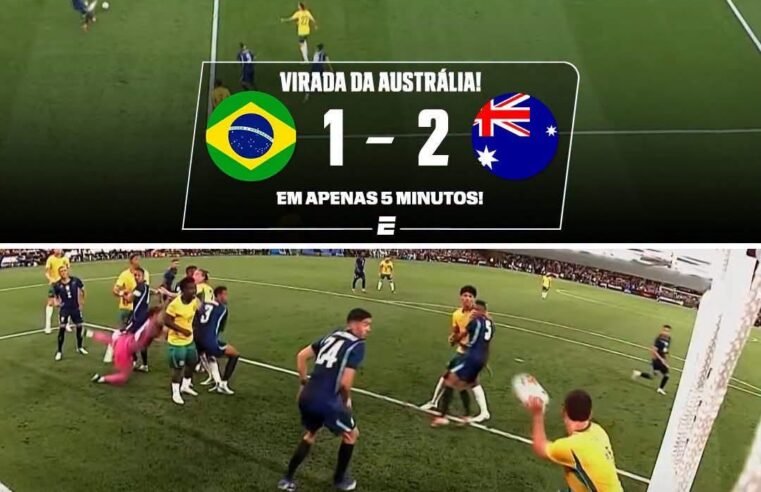 Austrália vira jogo contra Brasil em 5 minutos