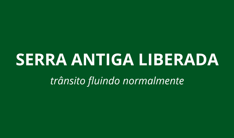 Rodovia dos Tamoios retoma tráfego na Serra Antiga