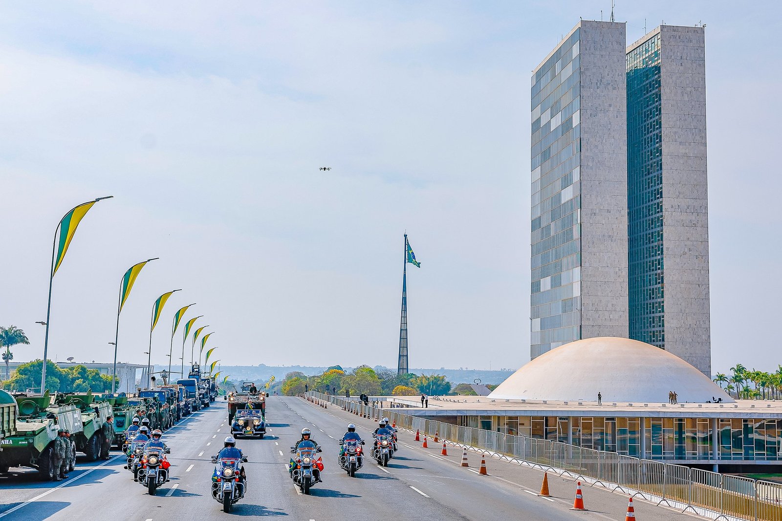 Desfile de 7 de Setembro altera trânsito em Brasília