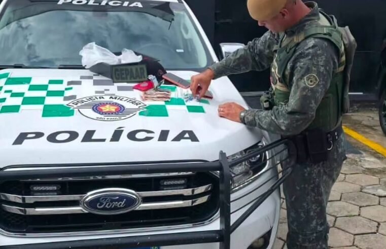 Casal preso por tráfico de drogas em São Sebastião