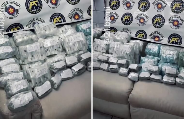 Polícia de Bertioga apreende 21,5 kg de drogas
