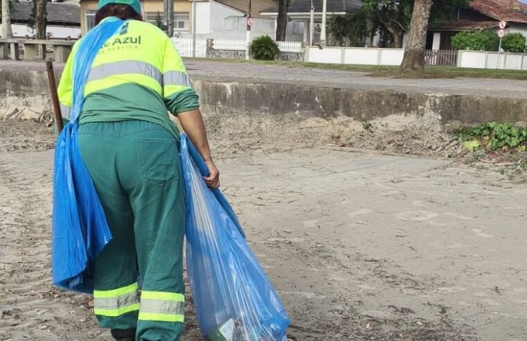 Bertioga realiza mutirão de limpeza nas praias