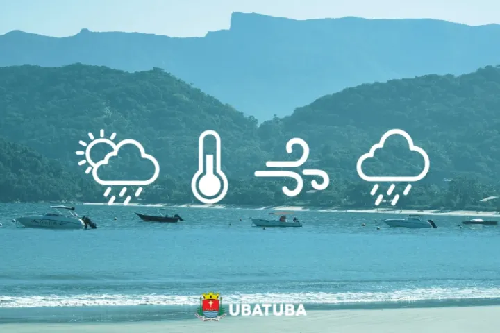 Ubatuba enfrenta chuva e queda de temperatura nesta