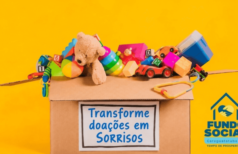 Espaço ‘Criança feliz, família acolhida’ do Fundo Social de Caraguatatuba transforma doações