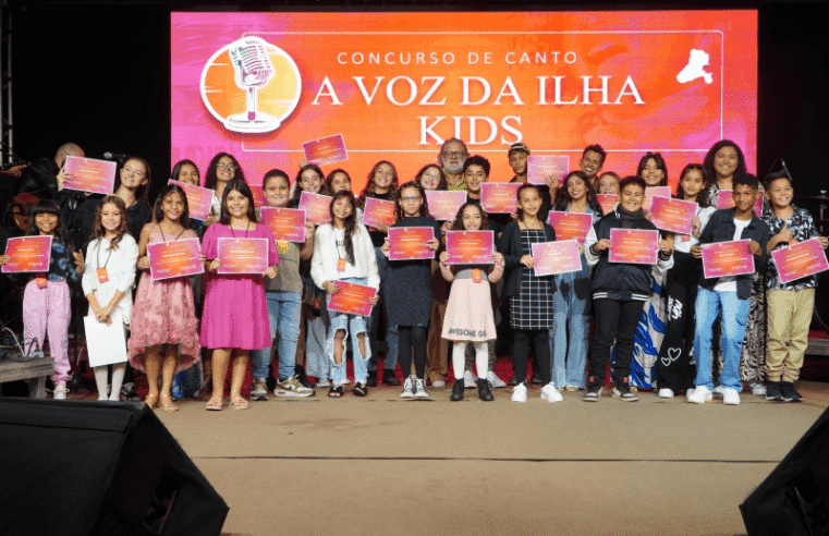 Inscrições para o concurso A Voz da Ilha Kids