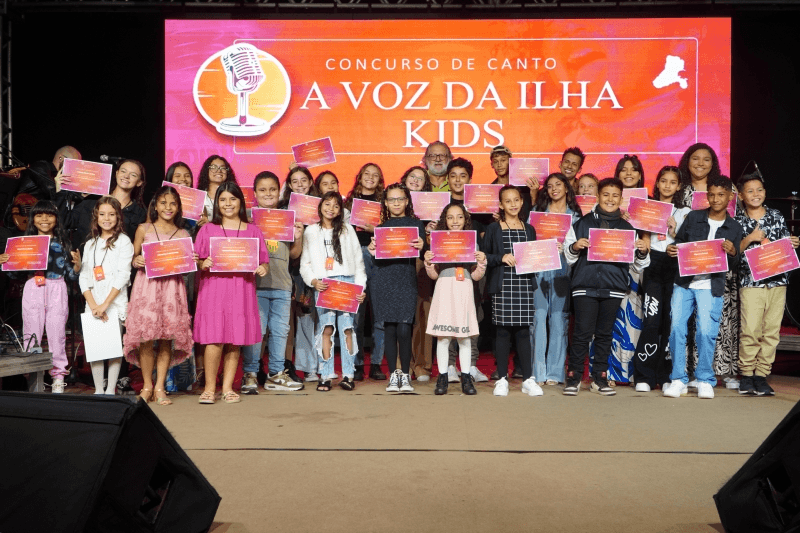 Inscrições para o concurso A Voz da Ilha Kids