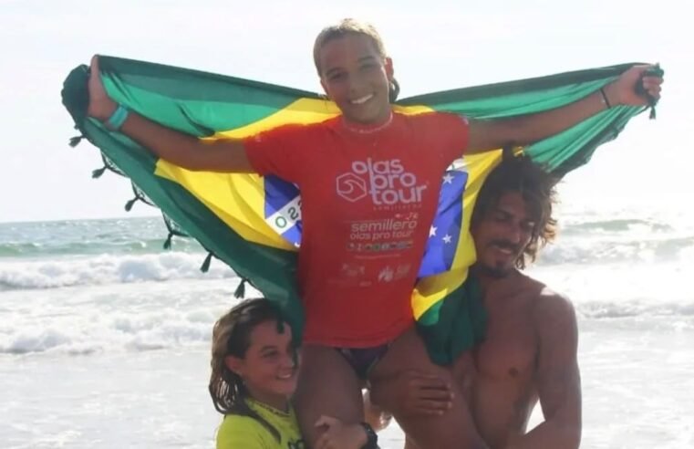 Surfista de Bertioga, Isabel Meyer conquista título brasileiro e garante vaga no mundial