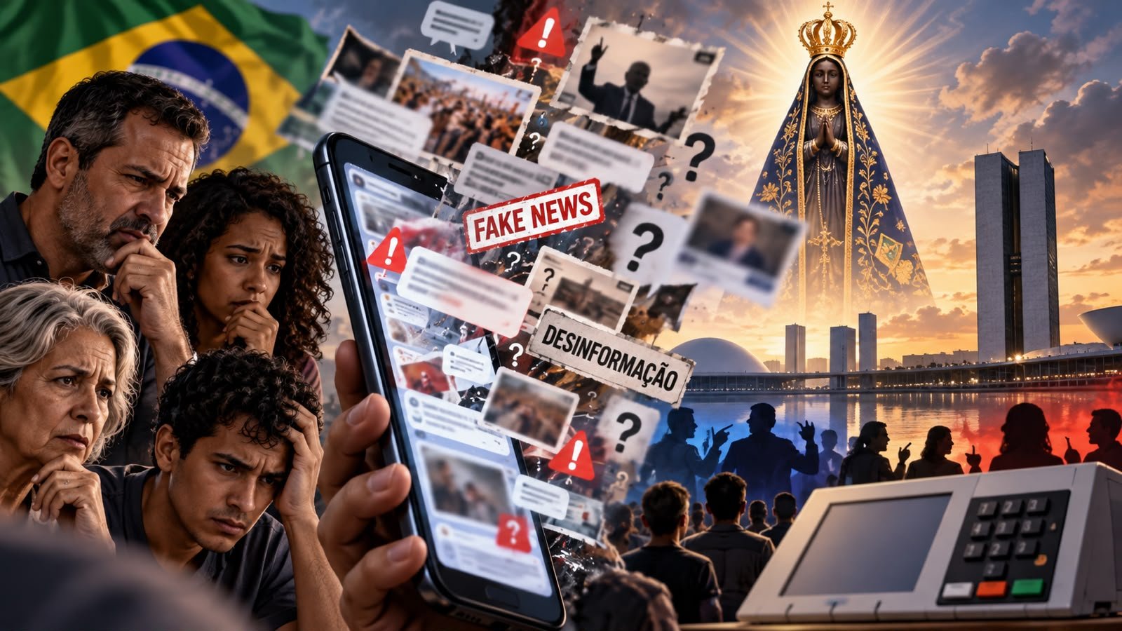 GloboNews admite divulgar fake news sobre Nossa Senhora e Flávio Bolsonaro