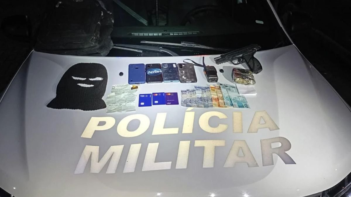 PM prende suspeito de roubo com retenção de vítimas