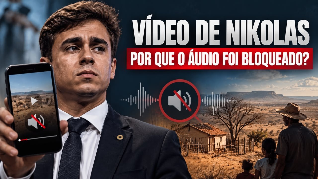 Vídeo de Nikolas Ferreira atinge milhões e tem áudio bloqueado