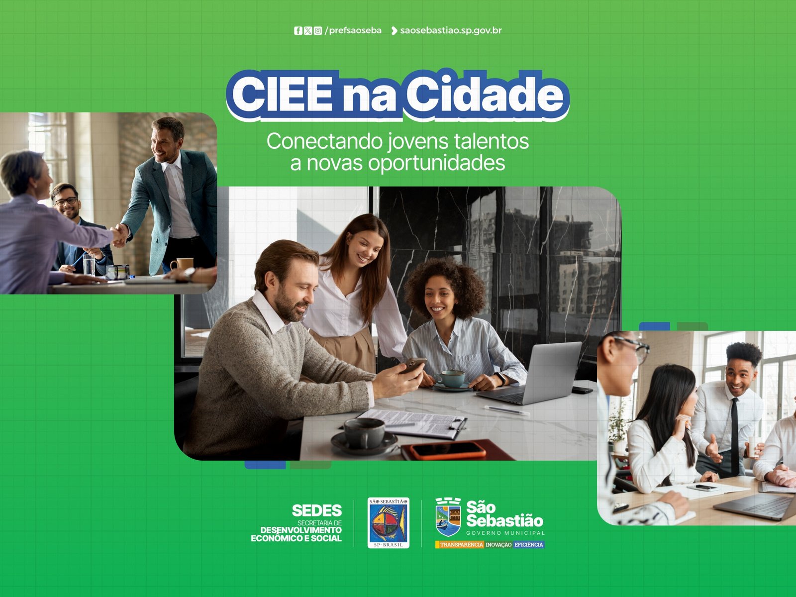 Prefeitura realiza ações com o CIEE para ampliar oportunidades de emprego para jovens da cidade