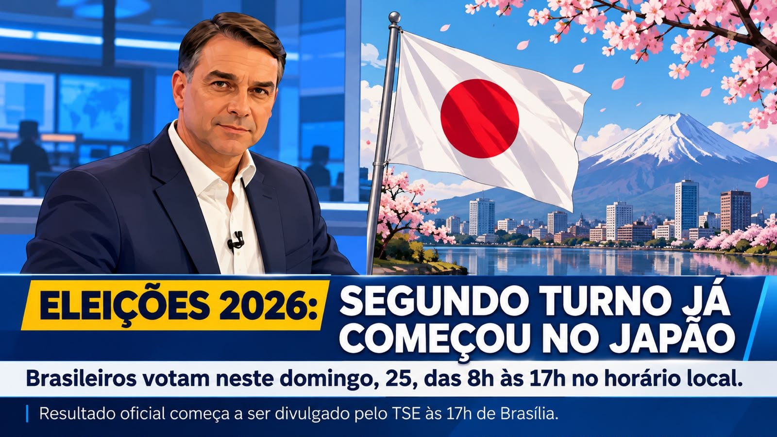 2026: Segundo turno começa no exterior e brasileiros no Japão vão às urnas