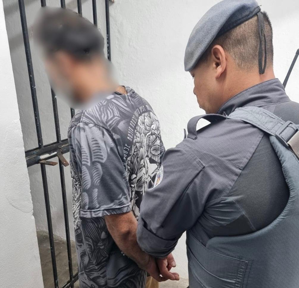 Polícia prende agressor por violência doméstica em Cambury