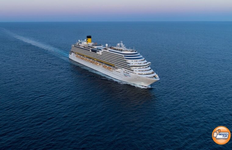 Costa Diadema inicia cruzeiros com parada em Ilhabela