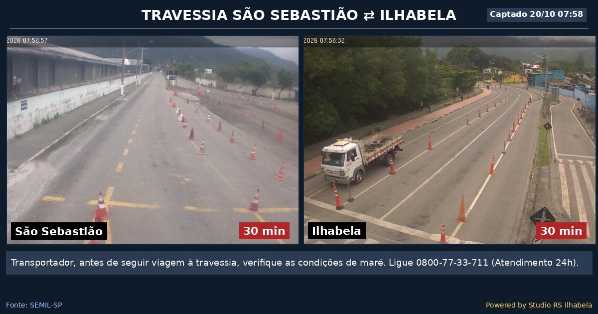 Travessia de Balsa Agora