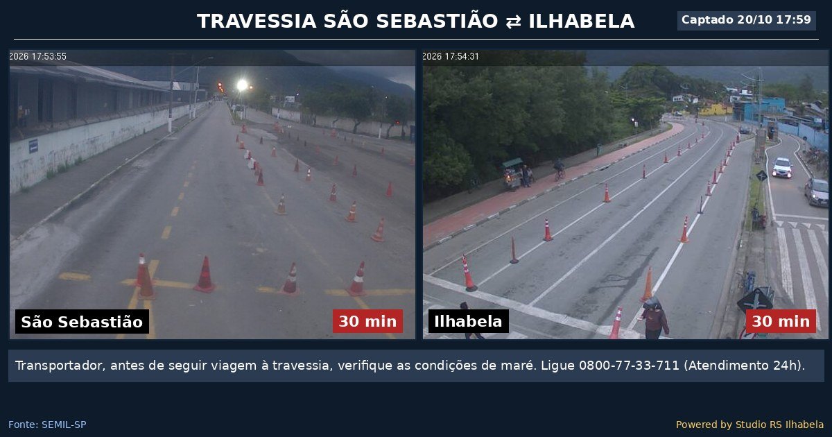 Travessia de Balsa Agora