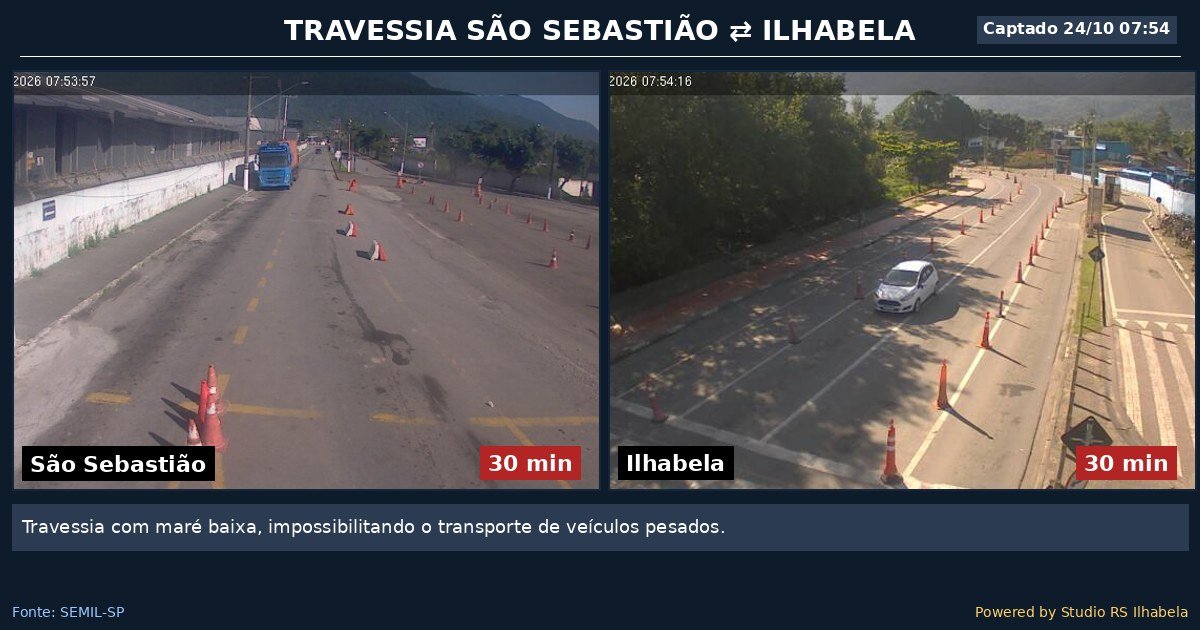 Travessia de Balsa Agora